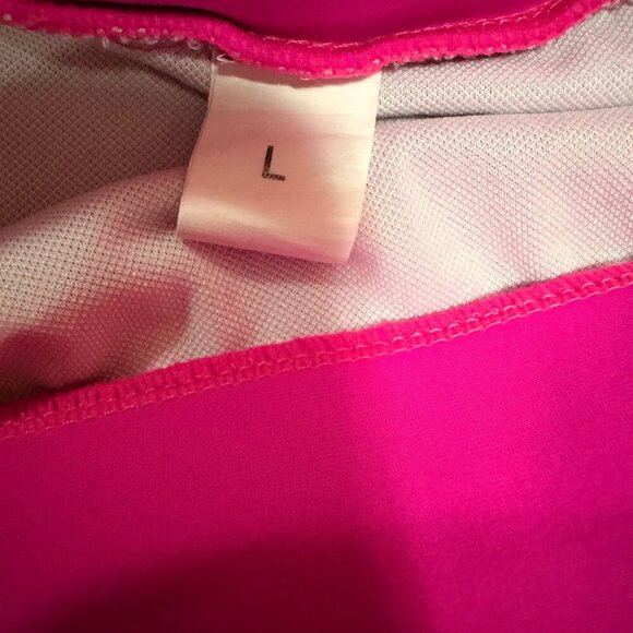 💗 Hot Pink High-Waisted Bandeau Bikini Set (Size L) - Picture 8 of 10